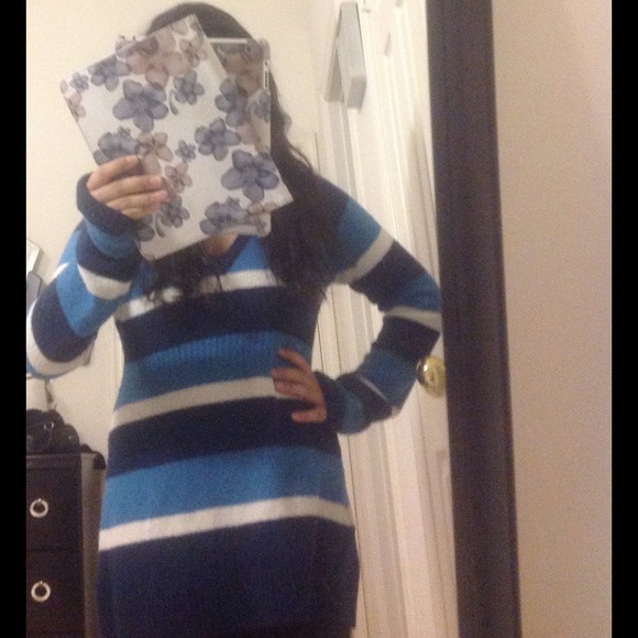 Blue striped Arizona sweater - Picture 4 of 4