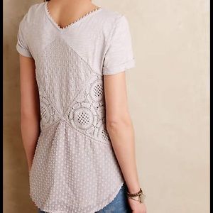 Size S Patchworked lace tee
