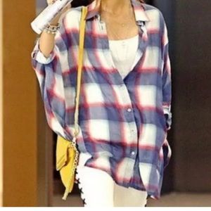 Batwing Plaid Shirt ❤️