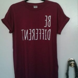 Unisex "be different" shirt