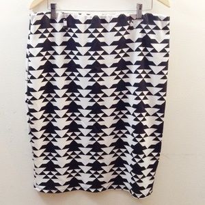 Black and White Skirt (PLUS SIZE)