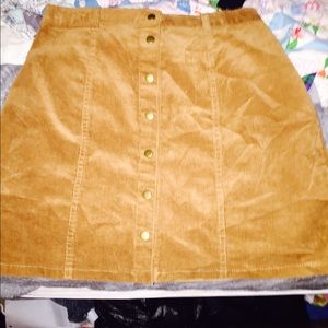 Corduroy Skirt