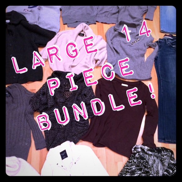Women's 13 Piece Bundle! Sweaters, hoodies & jeans