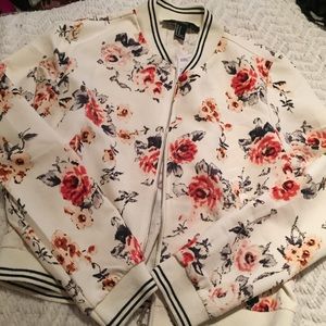 Floral Bomber jacket