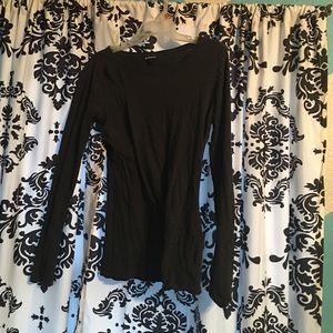 Dark grey long sleeve t-shirt