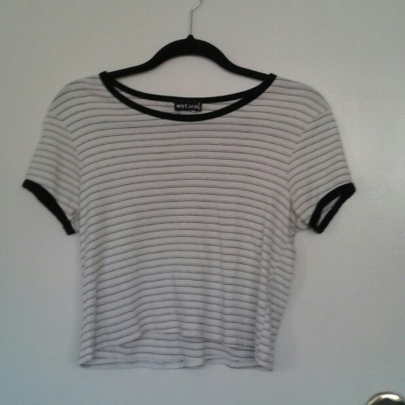 Stripped crop top