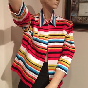 Waist line multi color jacket ..