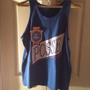 obey posse tank top