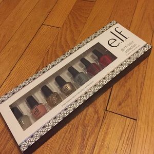 e.l.f. nail polish 2 step kit w/ matte finisher