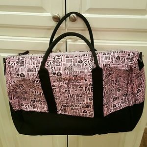 Victoria's Secret tote or travel bag with straps