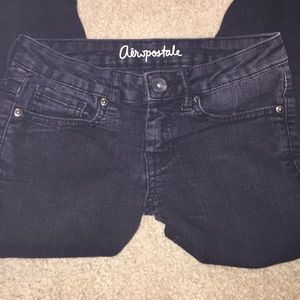 Aeropostale "Lola Jegging" black skinny jeans.