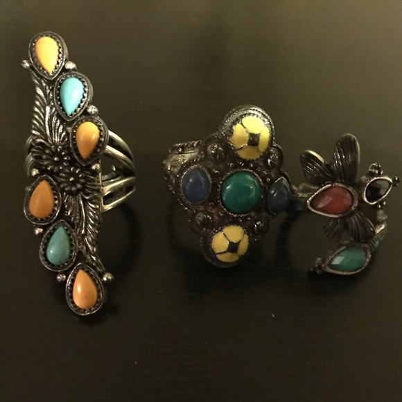Lucky Brand rings bundle.