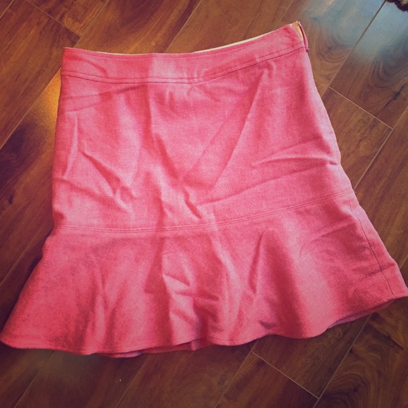 Pink Wool Skirt