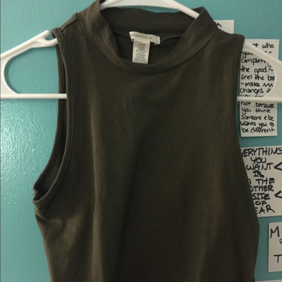 High Neck Crop Top - Picture 1 of 2