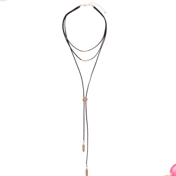 Jewelry - 💓Long Layered Detailed Pendant Link Cord Necklace