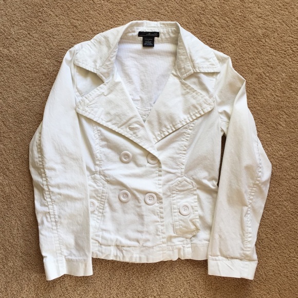 Twill Pea Coat Jacket
