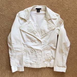 Twill Pea Coat Jacket