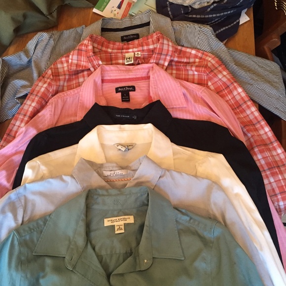 Lot of 7 women's dress shirts