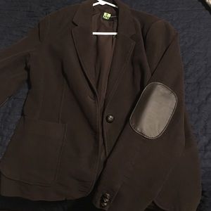 Banana republic brown elbow patch jacket