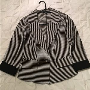 Navy striped jacket