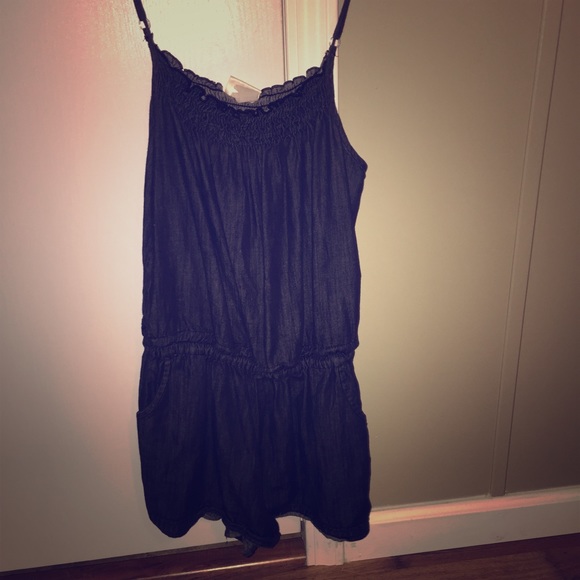 navy blue romper
