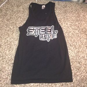 Steel tank top