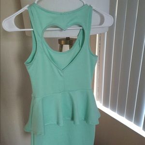 Heart cut out dress!