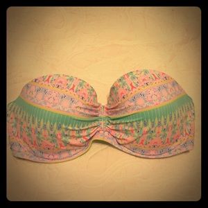 NWOT Victoria's Secret Bandeau Swim Suit Top