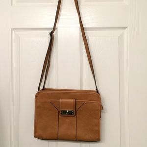 Tan Faux Leather Purse