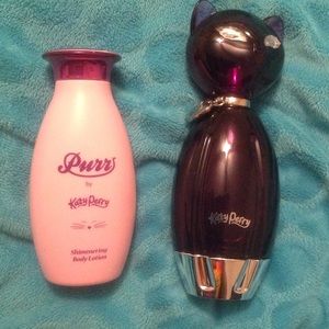 Barely used Katy Perry purr perfume and lotion