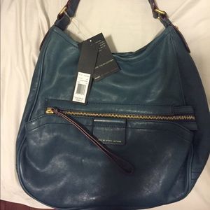 Marc By Marc Jacobs blue leather handbag