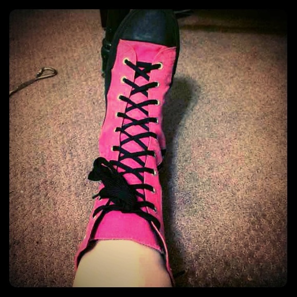 DEMONIA super high top sneakers
