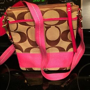 Pink COACH Crossbody