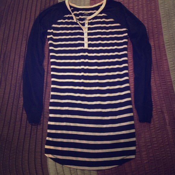 SO Tops - Sale! SO Black & White stripe long sleeve Shirt XL