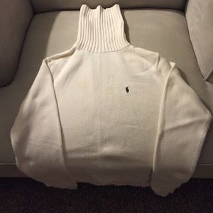 Ralph Lauren Sport Ivory Turtleneck Sweater