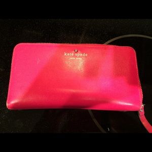Bright Pink Kate Spade wallet
