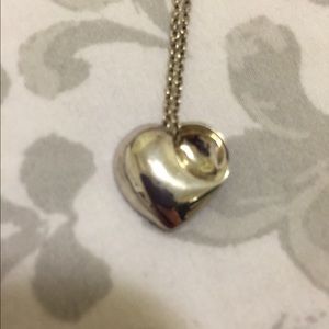 Tiffany & Co. silver heart necklace