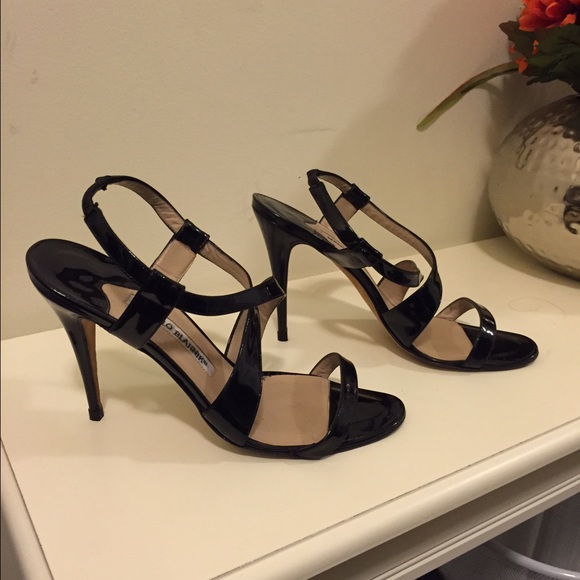 Manolo Blahnik Black Heals