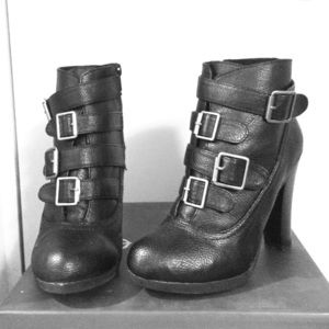 Necessary Clothing - Buckle Ankle Booties - Sz5.5
