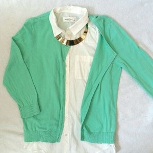 Mint Green Cardigan