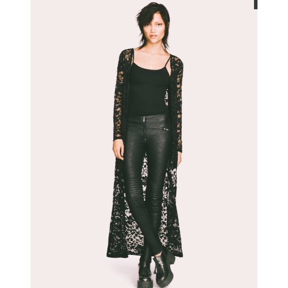 NWOT Black Lace Cardigan