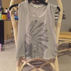 Indian skull, American eagle tank