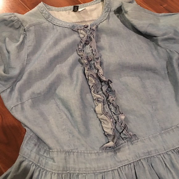 Denimesque light weight dress - Picture 2 of 4