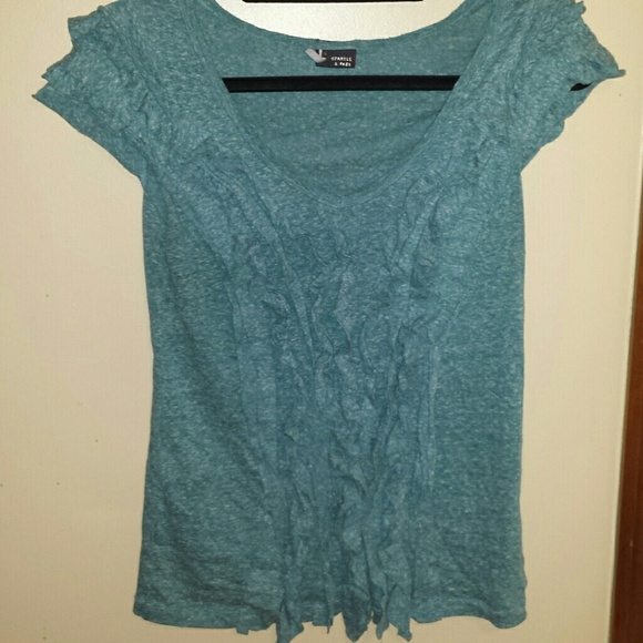 Ruffled cotton top