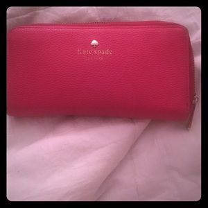 Pink Kate spade wallet