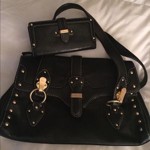 Studded Michael Kors bag w/ Wallet