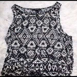 tribal printed tank top