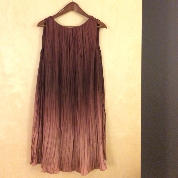 Zara ombré pleat dress NWT