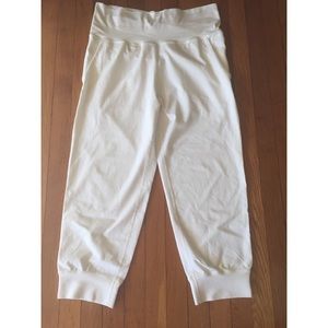 Lululemon Fold Over Cropped Yoga Pants Sz 10