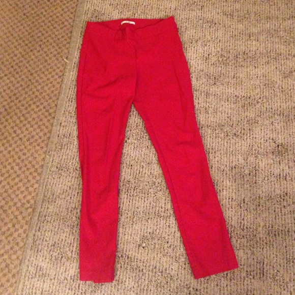 Papaya red pants large